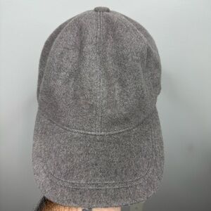 NWT Vince Wool Heathered Gray Baseball Cap Hat